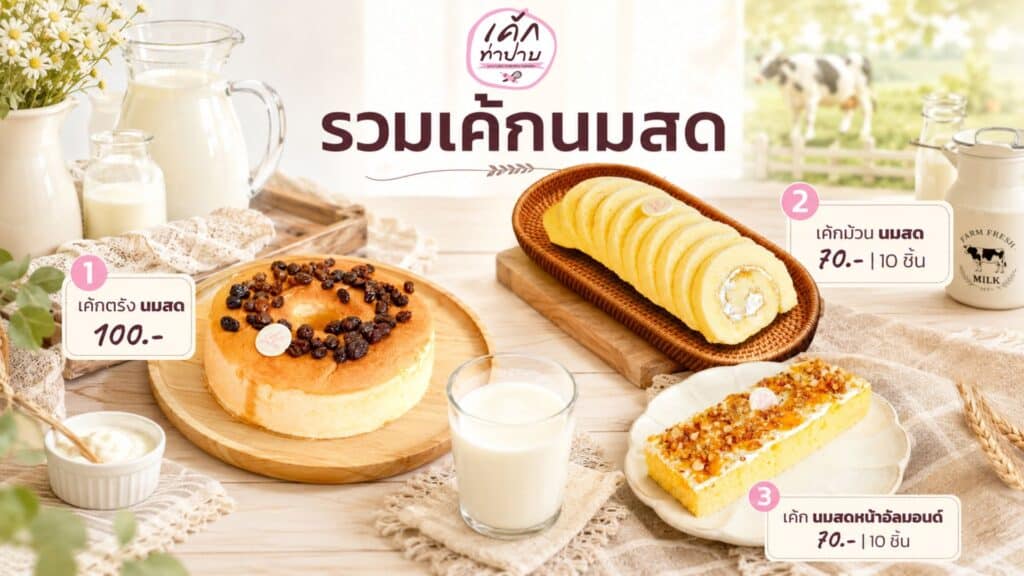 เค้กนมสด